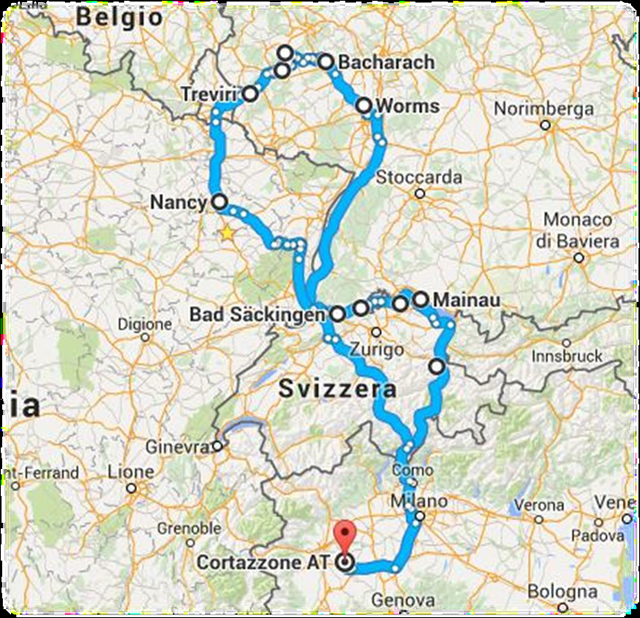 Cartina Germania Reno Cartina